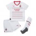 AC Milan Rafael Leao #17 kläder Barn 2022-23 Bortatröja Kortärmad (+ korta byxor)
